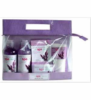 Bath Gift Set 5pc Lavender Scent