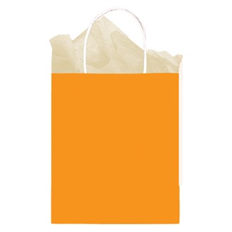 Bag Solid Medium Kraft Orange 