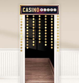 Casino Deco Door Curtain