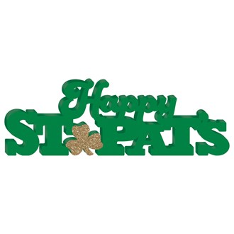Happy St Patrick's Day Standing Sign 1ct