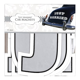 Car Decorating Magnet Kit-Just Married