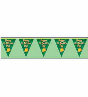 Happy St. Patrick Day Pennant Banner