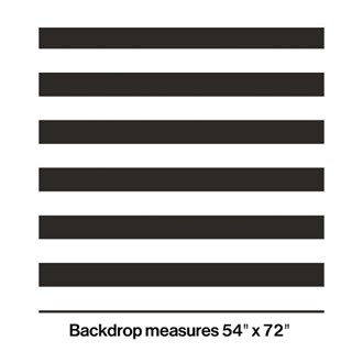 Black and White Stripe Photo Backdrop
