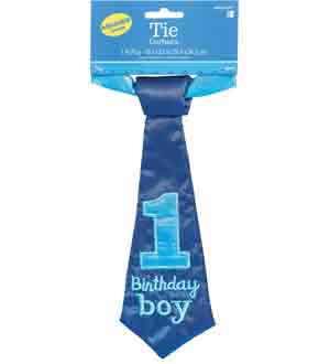 1st Birthday Boy Tie 1ct