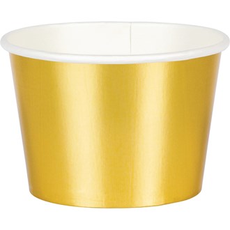 Any Occasion Decor Treat Cups Gold Foil 8ct