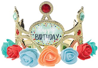 A Reason to Celebrate Happy Birthday Light-Up Tiara 1ct