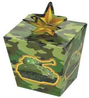 Camouflage Favor Box 8ct