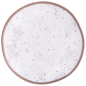 Appetizer Plastic Plate Rose Gold 6.25 inch 1ct