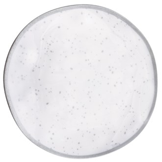 Appetizer Plastic Plate Silver 6.25 inch 1ct