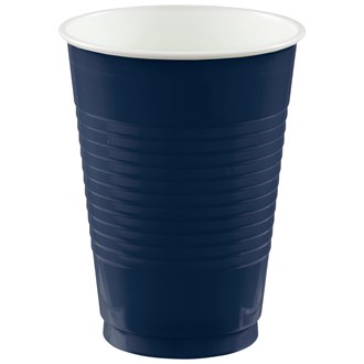  Plastic Cup True Navy 12 ounce 50ct
