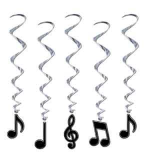Music Musical Note Whirls