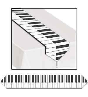 Music Piano Keyboard Table Runner