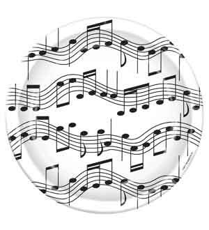 Music Musical Notes Plate 9 in