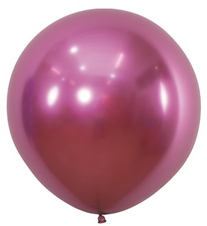 24 inch Sempertex Reflex Fuchsia Latex Balloons 10ct