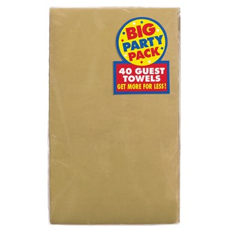 2-Ply Guest Towels Gold 40ct