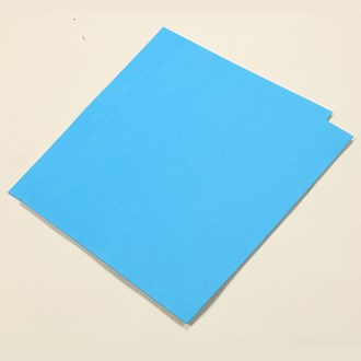 13inx18in Plain Foam Sheet 10pc/Pack - Turquoise