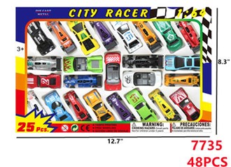 25pc City Racer Mini Car