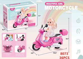 Battery Operated MotoRCycle Girl