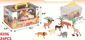 Animal World With Carry Case