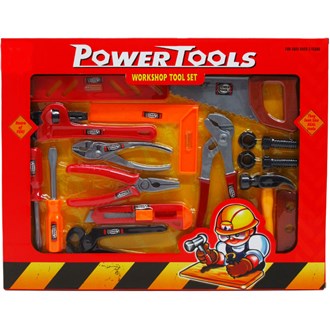17Pc Power Tools Play Set