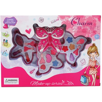 3Level Butterfly Shape Toy Make Up In Window Box