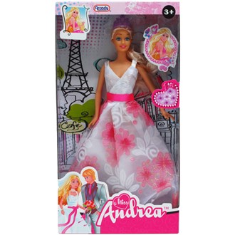 11.5in Andrea Wedding Doll In Window Box 3 Assrt Clrs
