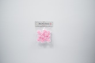 1 3/4in Decorative Foam Flowers-12pc - Light Pink