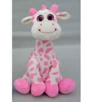 Giraffe 12in Pink